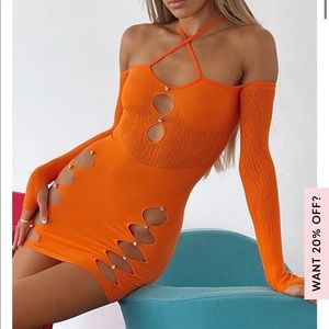 White Fox dress (size: one size)